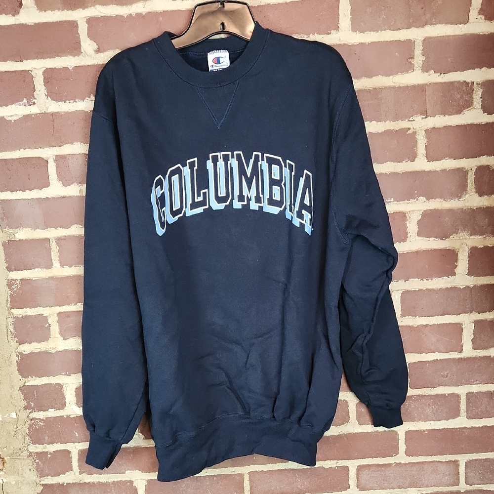 Vintage XL Columbia University Men's Navy Sweatshirt New Condition